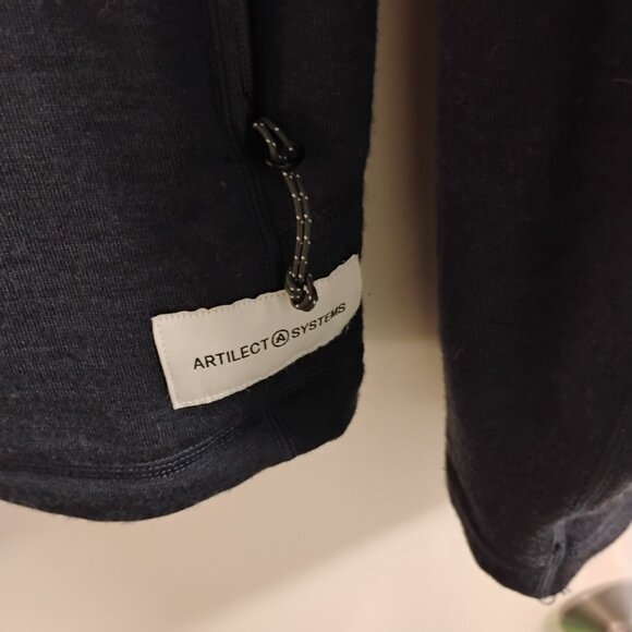 Artilect Eldorado Men's full zip jacket 310gsm Nuyarn Merino Black Medium - Picture 5 of 10